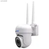 IP -camera's ESCAM PVR007 P6Slite Application Wireless PTZ IP Dome Camera AI Human Recognition Full Color Home Safety CCTV Baby MonitorC240412