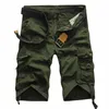 Vracht shorts mannen cool solide kleur zomer katoen mode casual mannen korte broek merk kleding comfortabel camo mannen vracht shorts 240410