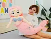 85100cm Giant Kawaii Starfish Mermaid Plush Toys Soft Animal Pillow Stuffed Toy Dolls Boys Girls Birthday Gifts Decor H07182547