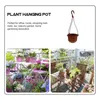 Vasen 12 Sets dekorieren Chlorophytum Pot Outdoor Hängende Pflanzer Plastik