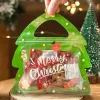 10pcs Sacs-cadeaux du festival de Noël parfait pour les anniversaires et décor de vacances idéal pour les biscuits à bonbons biscuits chocolat