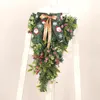 Classic Christmas Wreaths Door Hanging Christmas Decorations Garland For Home Decor Holiday Festive Party Supplies