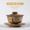 Чайные наборы ручной работы ru ware natural crack gaiwan jingdezhen фарфоровый чай чай