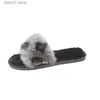 Slippers licht luxe modemerk katoen voor dames herfst en winter indoor Instagram huis gebruik anti slip zachte zool schattige pluche H240412