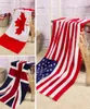 100 Cotton Beach Handtuch Trocknung Waschlappen Badebekleidung Duschtücher USA UK Kanada Flagd Dollar Design Badetuch 2128658