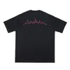 Camiseta de grife para homens mulheres camiseta de moda letra de espuma camiseta camiseta