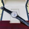 AAA Womens Watch Designer Fashion Quartz Ladys Bekijk hoogwaardige klassieke Dia 36mm Sapphire Glass Teller Luxe horloge Rainbow Face Leather Band Designer Watches