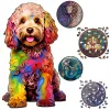 Zachte pauw houten puzzel puzzel houten puzzels voor volwassenen kinderen kerstcadeaus educatieve spellen speelgoed horoscoop honden puzzel