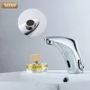 Bathroom Sink Faucets XOXO Cold And Automatic Touch Sensor Water Saving Inductive Electric Tap Mixer Battery Power X8805B