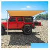 Tents And Shelters Canopy Portable Vehicle Awning Sun Shelter For 1-2 People 2 2.5M Traveling Cam 4X4 Car Side On Sale Drop Delivery S Dhoma