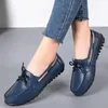 Casual Shoes Woman Flat Women Lace Up 2024 Women's Moccasins Sneakers för kvinnliga andningsbara lägenheter som går Chaussure Femme