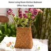 Vaser Flower Rattan Weaving Decoration Basket Handikraft Vase Bedroom Office