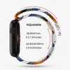 Apple Watch Band 445mm 49mm 40mm 41mm 38 42mmブレスレットベルトCorrea Series 7 3 5 SE 6 4 8 Ultra Strapの編組ソロループ