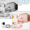 Baby Monitors Baby Monitor 3,2-tums IPS-skärm 720P Wireless PTZ Walkie Talkie Temperatur Display Nanny Camera Remote Nanny Camera VB802C240412