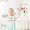 Mobiles # Baby Bed Bed Bell Bracket Rainbow Tassel suspendu Pouteau de hochet 0-12 mois Baby Crib Mobile Holder Bracket Gift Y240412Y2404170YMO