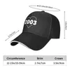 Ball Caps Classic Love 2003 Année à l'intérieur du coeur vintage Cap de baseball pour les hommes Femmes Personnalisés Adultable Adult Dad Hat Spring