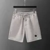 Nieuwe heren shorts zomer zwart wit printing designer bord shorts mode casual sporten los