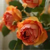 Flores decorativas D0AD Vintage Small Rose Artificial Flower Decoration Single Haste Fake Roses Party Wedding Pograph