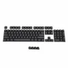 Accessoires Black White Miami PBT Double Shot 104 108 Sidelit Shine via des touches translucides rétro-éclairées pour le clavier mécanique MX