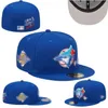 Ny designer storlek klassisk fit hatt baseball hatt vuxna basebolllag män och kvinnors helt stängda passform 7-8 C8