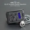 Cables EQ4T 4 Band Acoustic Guitar Preamp Electric Guitar EQ Equalizer Acoustic Guitar Preamp EQ Pickup with Tuner