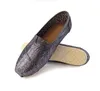Chaussures de créateur de luxe pêcheur chaussure femme homme double canal en cuir en cuir en cuir en cuir tissu talon plat à talon