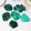 1PC Naturalne kryształowe zielone oczy Malachite surowy kamień leczenie kamienne Płyta Mineralna okaz.