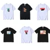 Men's T Shirts Mens Shirt Designer Summer Tshirt Fashion Cartoon Anime Pattern Portrait Printing Versatile Cotton Letter Man Sports Loose