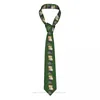 Bow Ties Sketanboard Teddy Bear 3D Druk krawat 8 cm szerokość poliestrowa koszula akcesoria dekoracja imprezowa