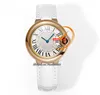 CRW6920097 Swiss Quartz Women Watch JBLF 33 Обернутый 18 -километровый корпус серебряный черный римский цифер