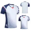 Snel droog tennissportshirt Men Men Dames tafel tennisjerseys voor mannen badminton uniform kleding ping ping pong team trein sportkleding 240403