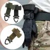 1pcs Gloves Holder Tactical Gear Clip Keychain Multi-purpose Molle Hook Belt Keeper Outdoor Camp EDC Webbing Glove Rope Holder