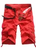 Vracht shorts mannen cool solide kleur zomer katoen mode casual mannen korte broek merk kleding comfortabel camo mannen vracht shorts 240410