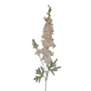 Fleurs décoratives artificielles de jacinthe en soie delphinium branche fausse feuille pour la fleur de mariage 67 cm 80cm 10pcs par lot