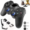 Gamepads 2.4G Controller GamePad Android Wireless Joystick Joypad met OTG Converter voor PS3/smartphone voor Tablet PC Smart TV Box