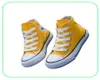 Sapatos para meninas tênis de bebê Novo primavera 2019 Moda High Top Canvas Toddler Boy Shoe Kids Classic Canvas Shoes 654101319