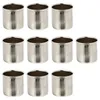 Bandlers 10 PCS Collecteur Practical Cups Christmas Bougies décoratives Whited Fer Noël Stand de mariage Cérémonie Décorations