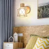 Wall Lamps Industrial Vintage Wire Cage Sconces Lights Lighting Fixtures Bedside Lamp For Living Room Restaurant Home Decor Luminaire