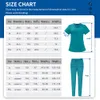 Gezondheidscontrole scrubs uniformen vrouwen solide kleur huisdier verzorging werk uniform set voedingsdeskundige werkpakken korte mouwen laboratorium werk slijtage