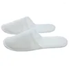 Slippers 20 Pairs Disposable Non Slip Closed Toe El Guest House Slipper For Men Women Home Wear-resistant