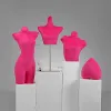 Velvet Underwear Mannequin Body Props Female Bust Bra Pajamas Display Stand Ladies Lingerie Store Human Underwear Model Stand
