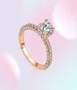 IParam Fashion Charm Shiny AAA Zircon Silver Color Ring Luxury Design New Women039S Engagement Party Gifts Q07086805182