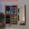 LED Cosmetic Storage Cabinet Makeup Mirror Decorative Photo Frame Storage Objective Mirror Cabinet Jewelry Storage Cabinet