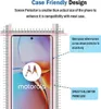 2-pack fingeravtryck lås upp härdat glas full täckningsfilm sköld skärmskydd för Motorola Edge 40/Moto Edge 40 Pro