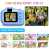 Children Instant Print Camera 10x Digital Zoom Kids Digital Po Camera Girls Child Camera Video Boys Birthday Gift 240327