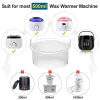 Heaters 2PCS Silicone Wax Pot Wax Melting Inner Pot Replacement Nonstick Silicone Hair Removal Wax Bowl for 500ml Wax Warmer Machine