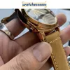 Luxe heren Watch Designer topkwaliteit automatisch horloge p.900 Automatisch horloge topkloon 44 mm zeemeeuw zand wijzerplaat roestvrijstalen kast lederen band