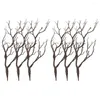 Fleurs décoratives Halloween Decoration Simulation fausse branche accessoire des branches de bricolage arrangement floral arbre Twigs Accueil