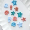 Marine Animal Theme Polymer Clay Cutter Soft Pottery DIY Earrings Jewelry Pendant Cutting Mold Jewelry Modeling Pottery Tool