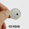 100pcs 4x4 mm Magnet Super starker Neodym Magnet Seltenerde Magnet für Handwerk N35 Kleine runde Magnetmagnetscheibe 4*4 mm